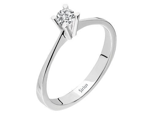 0,13 Karat Diamant Solitaire Ring