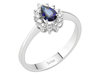 Entourage Saphir Diamant Ring Diamantring 14 Karat Gold