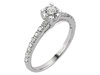Design Diamant Ring Diamantring Weissgold 0,75 Karat