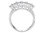 0,96 Carat 5 Diamanten Memoire Ring Diamantring