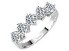 1,70 Carat 5 Diamanten Memoire Ring Diamantring