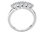0,65 Carat 5 Diamanten Memoire Ring Memoirering