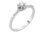 0,34 Karat Design Diamant Solitär Ring Diamantring Weissgold