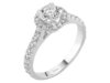 1 Karat Design Diamant Solitär Ring Diamantring Weissgold