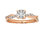 0,60 Carat Diamant Cushion Schliff Solitär Ring