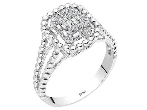 Baguette Diamant Lichtflucht Ring
