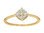 1,20 Carat Prinzessin Diamant Effekt Solitär Ring