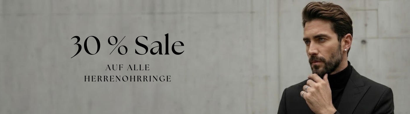 Jahresend-Sale – Herrenohrringe
