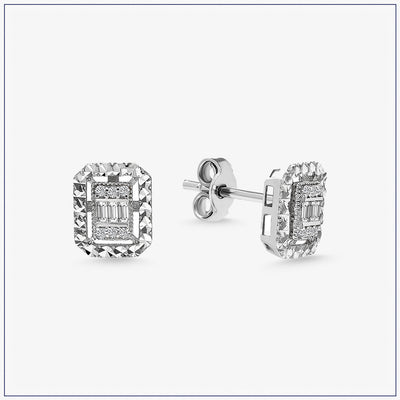 Baguette Ohrschmuck