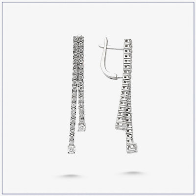 Diamant Tennis Ohrschmuck