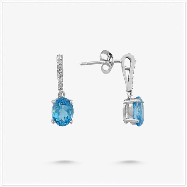 Gemstone earrings