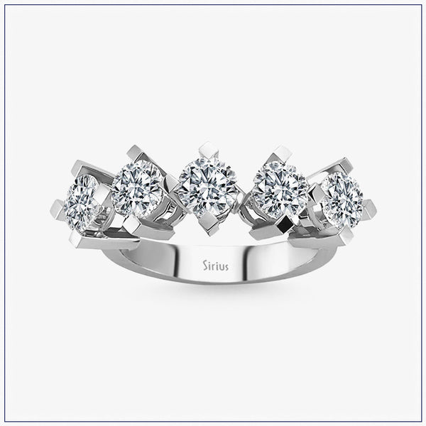 5 diamond diamond ring