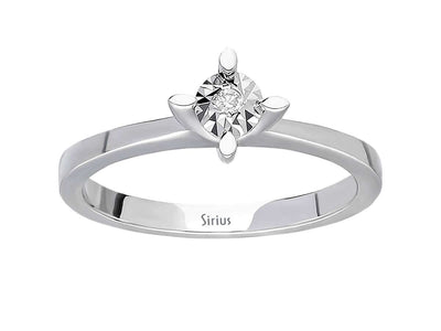 0.30 carat effect diamond solitaire ring