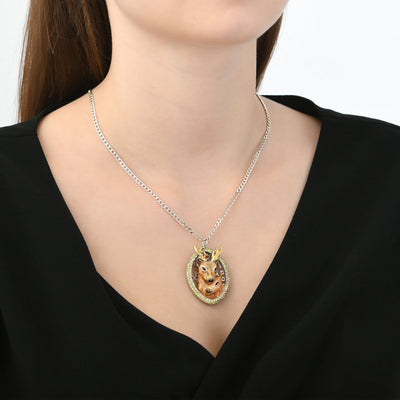 Deer necklace