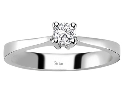 0.20 carat diamond solitaire ring