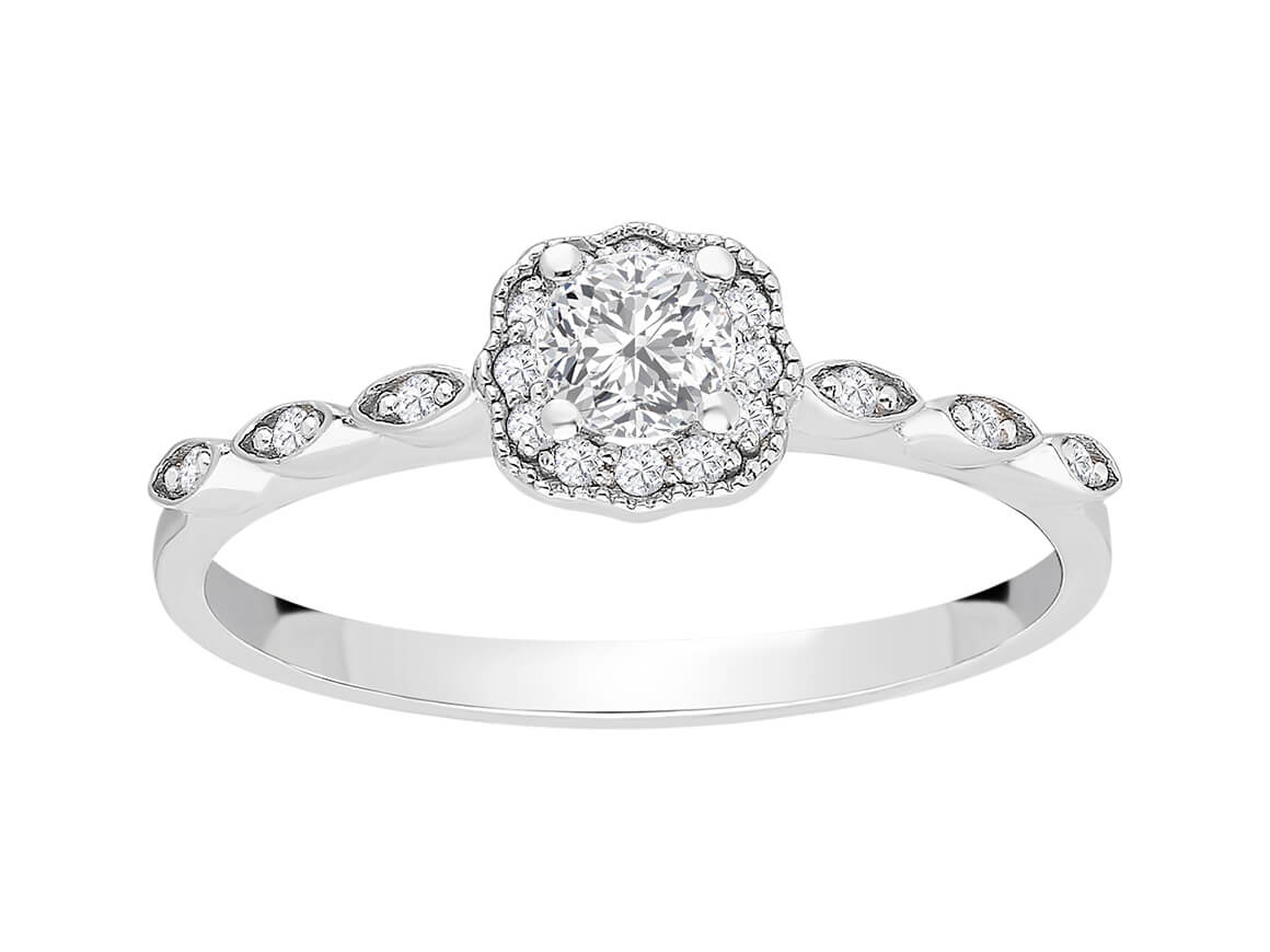 0,30 Karat Diamant Calypso Ring - handgefertigter Diamantschmuck aus Feingold | Sirius Diamant