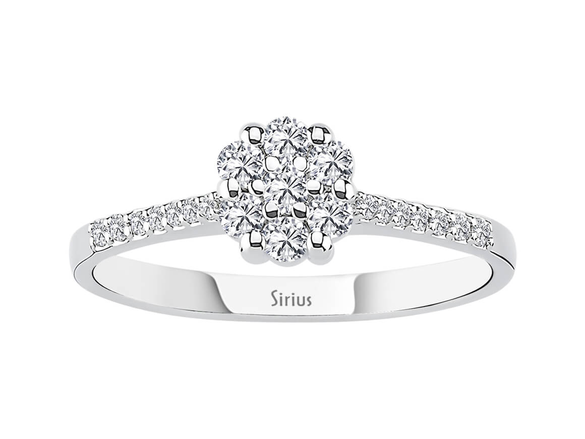 0.32 total carat diamond Iberia ring