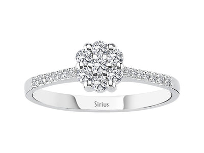 0.32 total carat diamond Iberia ring