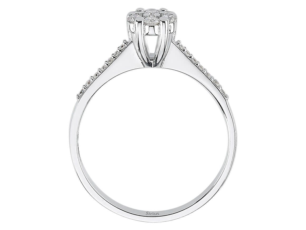 0.32 total carat diamond Iberia ring