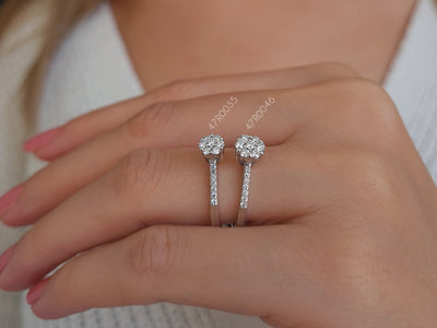 0.32 total carat diamond Iberia ring