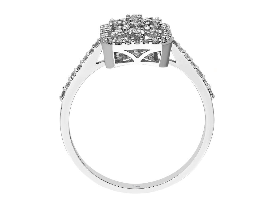 0.38 carat diamond Lunaris ring