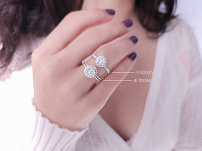 Anette ring with 0.45 carat diamonds