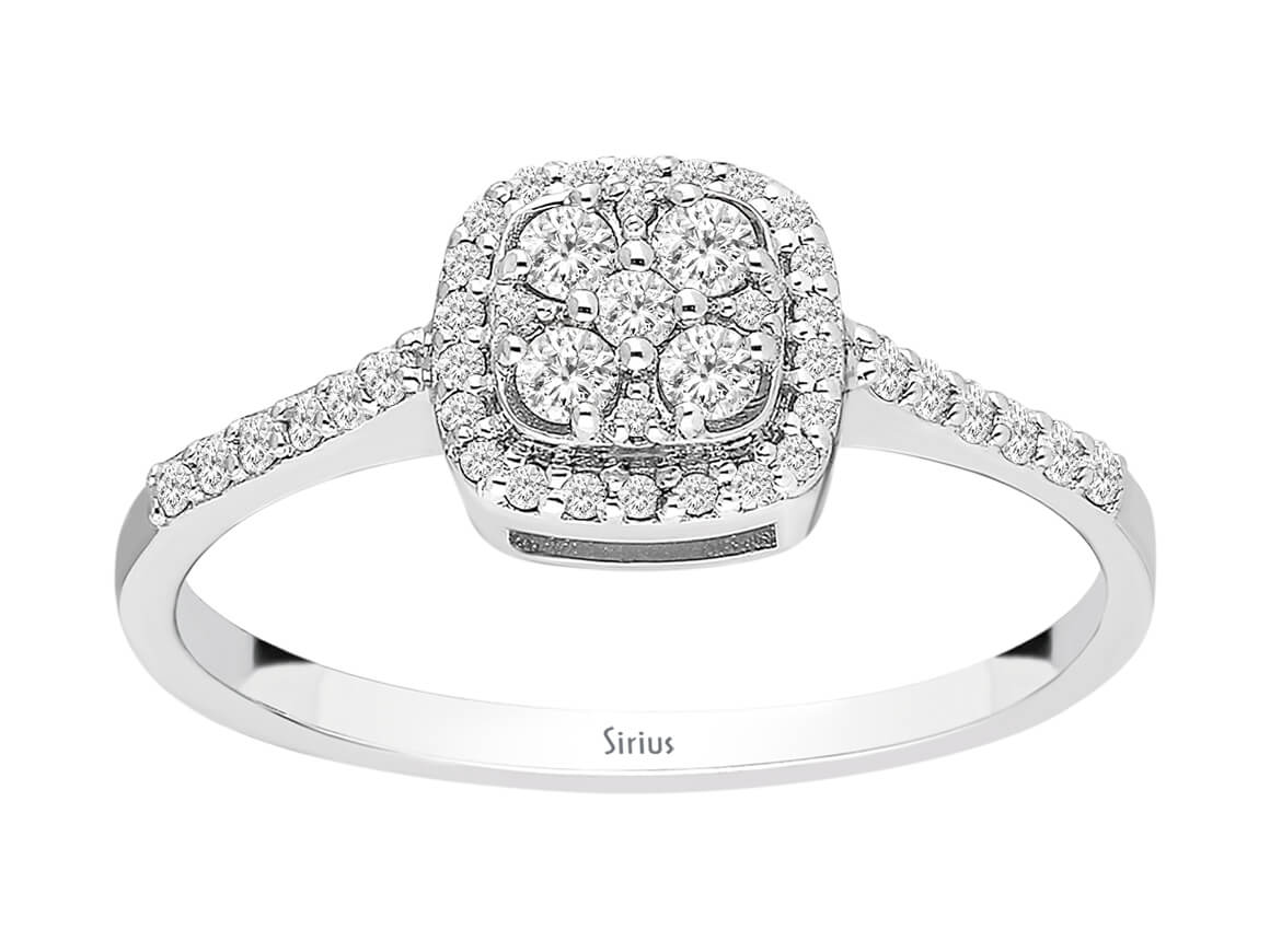 0,55 Gesamtkarat Diamant Orientalis Ring - handgefertigter Diamantschmuck aus Feingold | Sirius Diamant