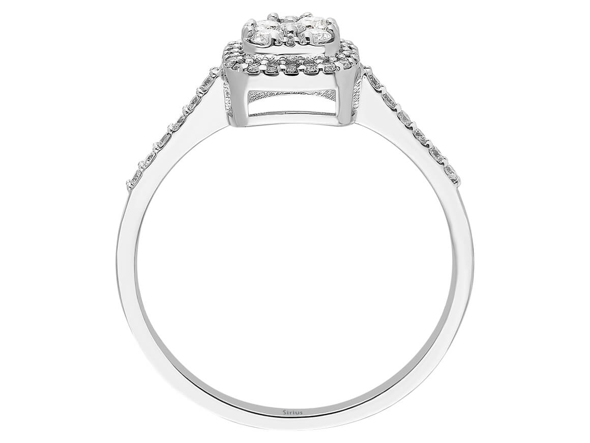 0,55 Gesamtkarat Diamant Orientalis Ring - handgefertigter Diamantschmuck aus Feingold | Sirius Diamant