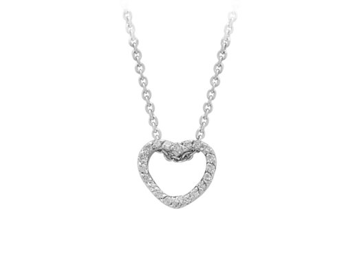 Diamant Herz Collier