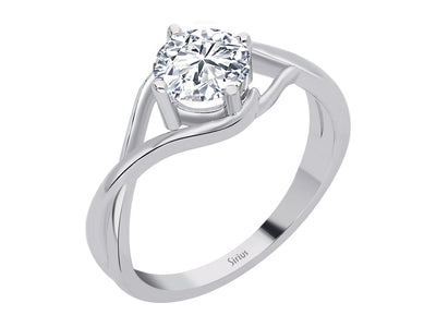 0.80 carat diamond Moana solitaire ring