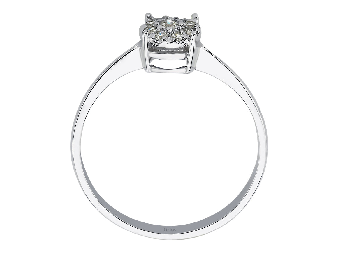 0.80 carat diamond ring in a solitaire look