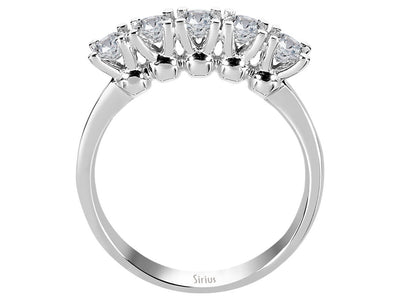 0.42 carat diamond 5 diamond alliance in 585 14 K white gold