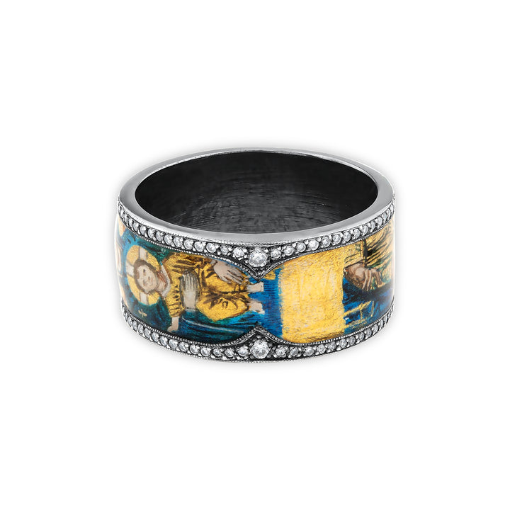 Ring Maria - handgefertigter Diamantschmuck aus Feingold | Sirius Diamant