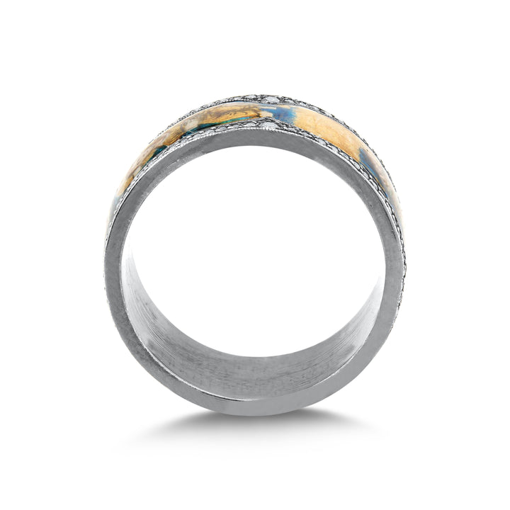 Ring Maria - handgefertigter Diamantschmuck aus Feingold | Sirius Diamant