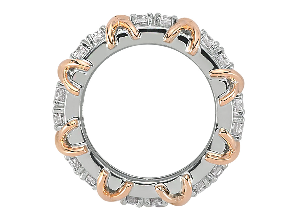 1,20 Karat rundum Diamant Allianz - handgefertigter Diamantschmuck aus Feingold | Sirius Diamant