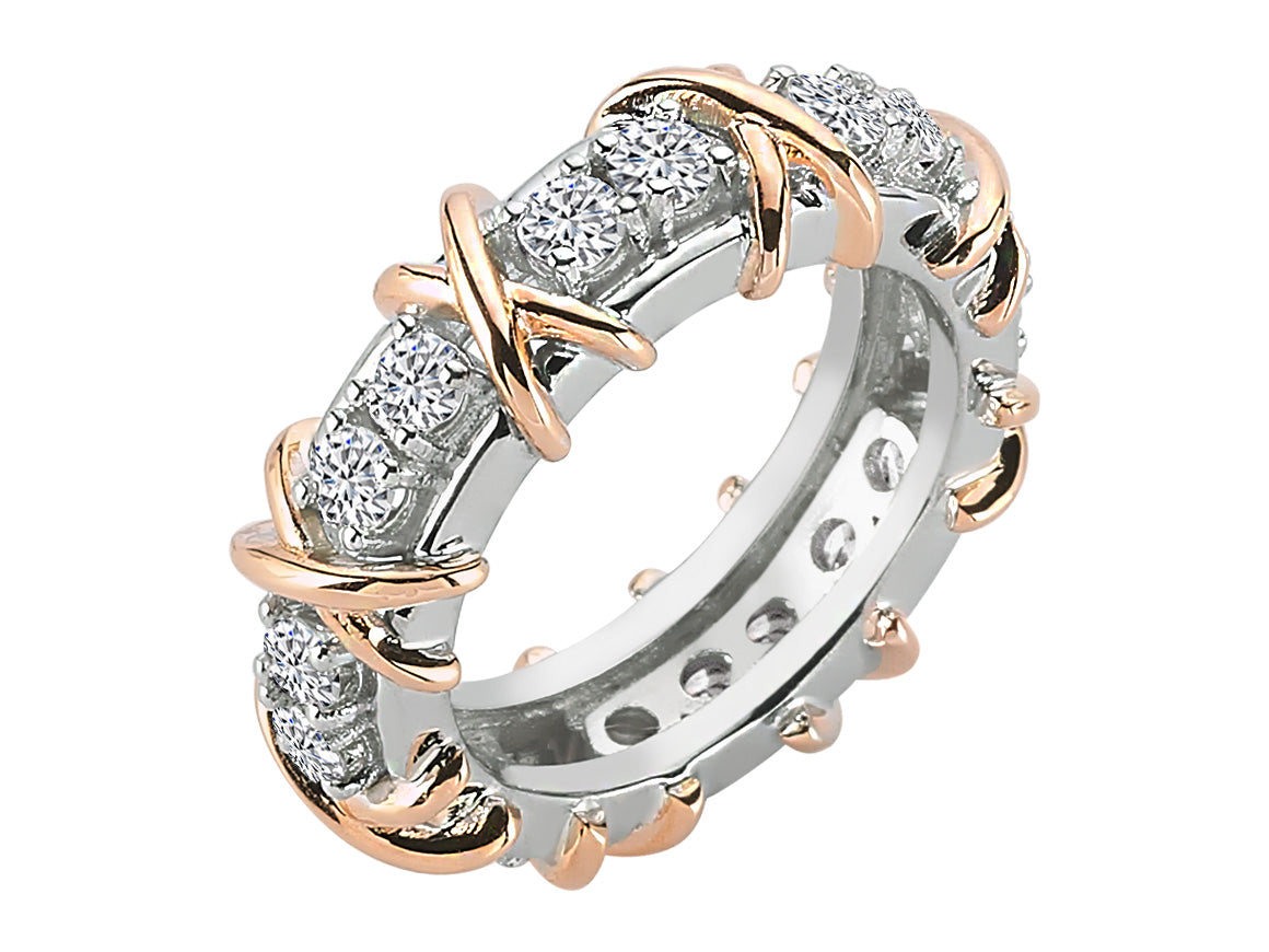 1,20 Karat rundum Diamant Allianz - handgefertigter Diamantschmuck aus Feingold | Sirius Diamant