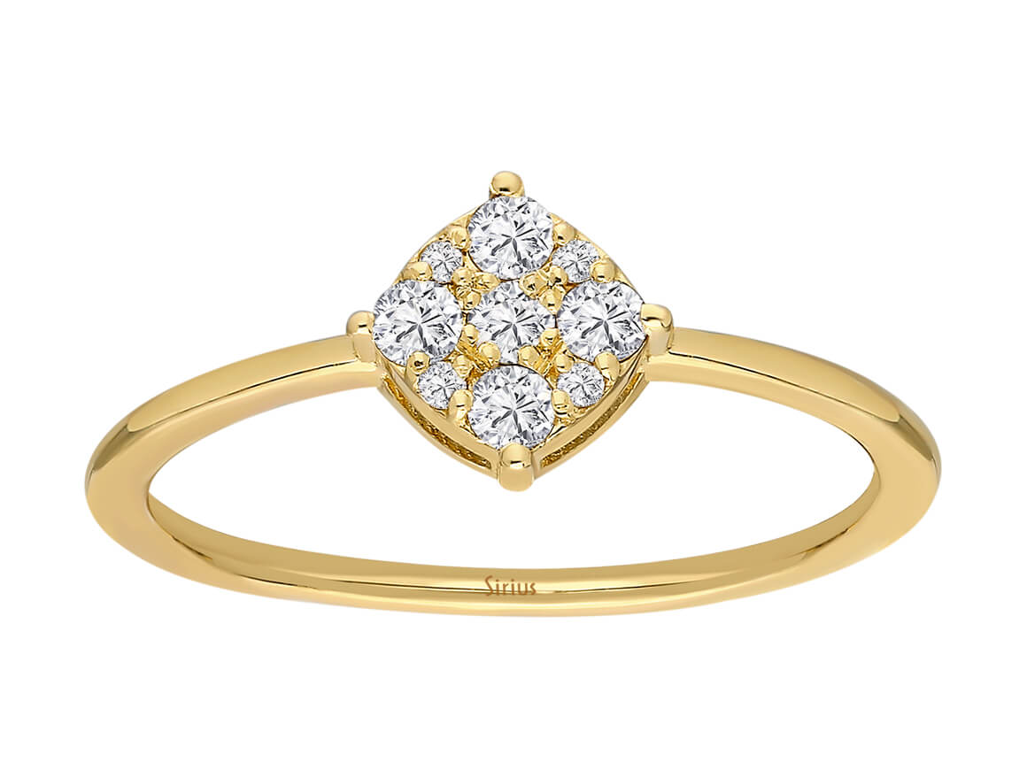 1.20 Carat Princess Diamond Effect Solitaire Ring