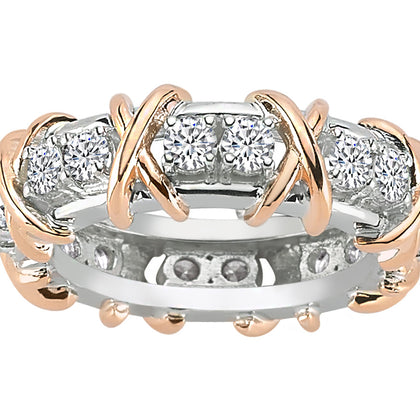 Alliance en diamants de 1,20 carat