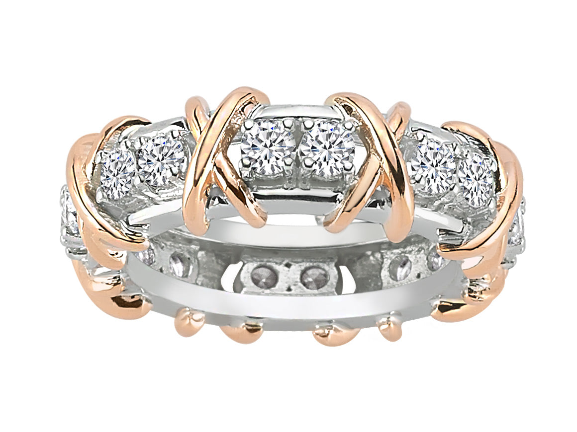 1,20 Karat rundum Diamant Allianz - handgefertigter Diamantschmuck aus Feingold | Sirius Diamant