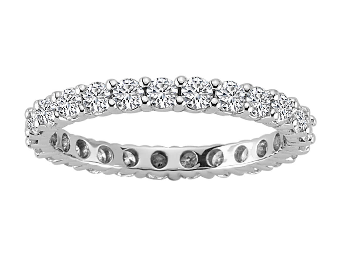1,25 Karat Diamant rundum Allianz - handgefertigter Diamantschmuck aus Feingold | Sirius Diamant