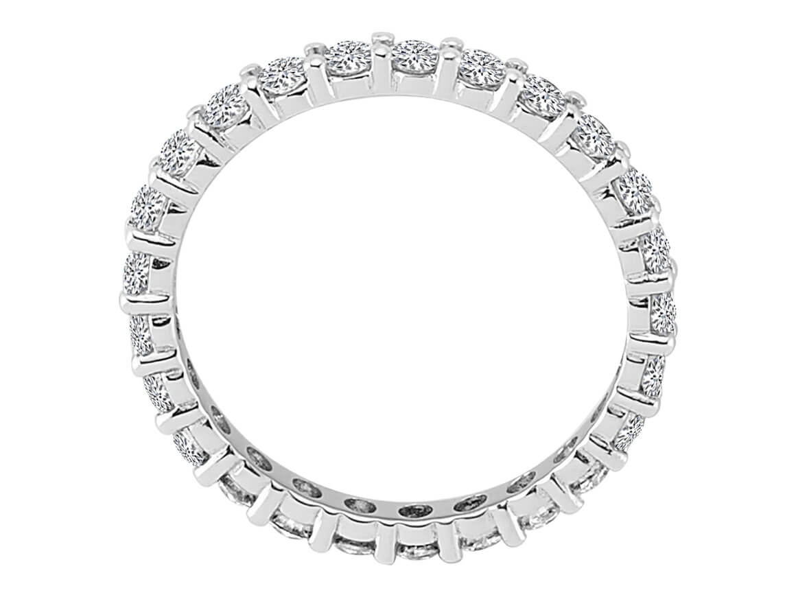 1,25 Karat Diamant rundum Allianz - handgefertigter Diamantschmuck aus Feingold | Sirius Diamant