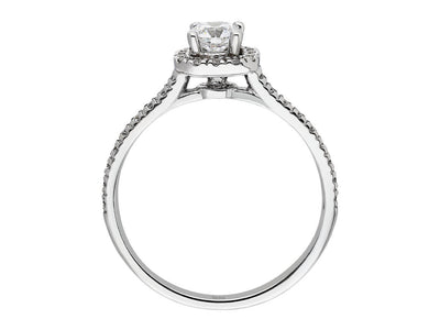 1.25 Carat Princess Cut Diamond Effect Solitaire Ring