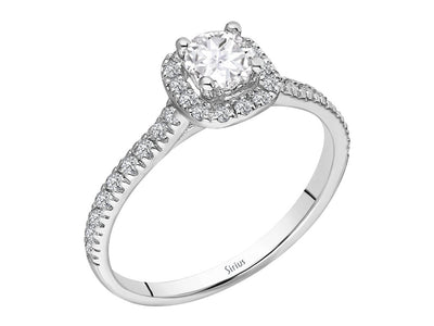 1.25 Carat Princess Cut Diamond Effect Solitaire Ring