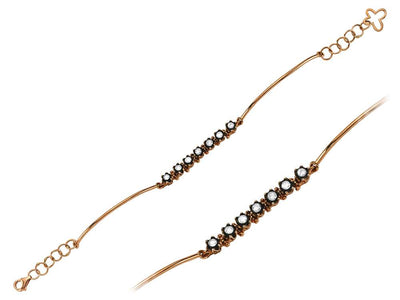 0.27 carat 7 stone diamond bracelet