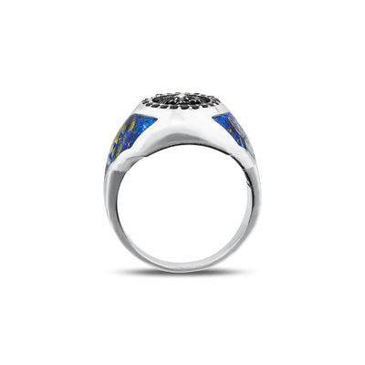 Lion signet ring