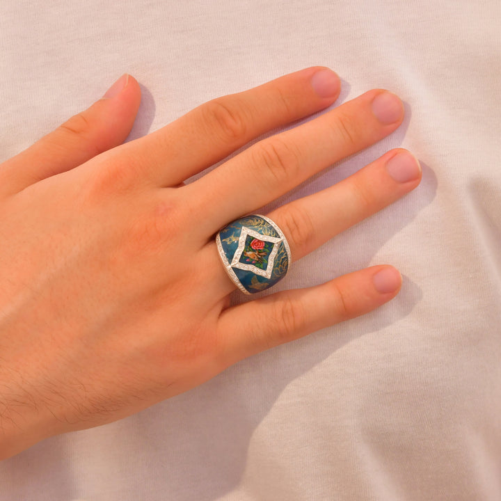 Ring mit Vogelmotiv - handgefertigter Diamantschmuck aus Feingold | Sirius Diamant