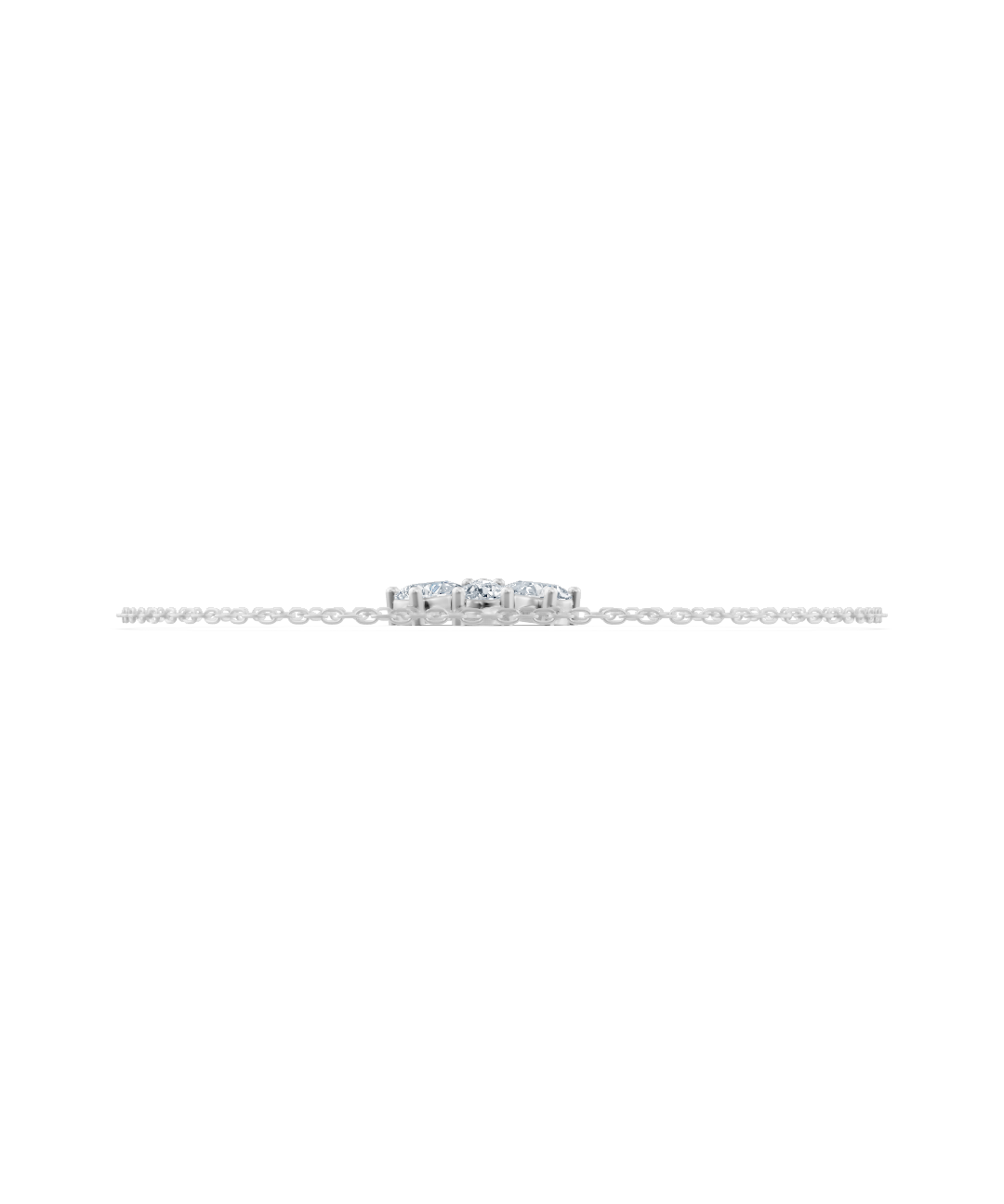 Edle Blumen-Halskette mit natürlichen Diamanten im Tropfenschliff – handgefertigter Diamantschmuck aus Feingold | Sirius Diamant