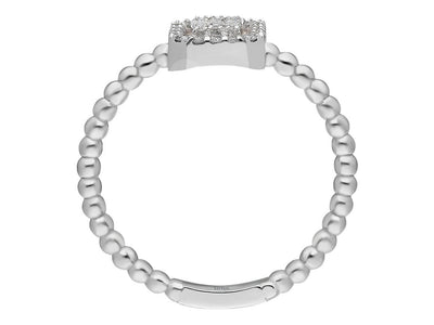 F Color 0.16 Carat Baguette Diamond Alba Ring