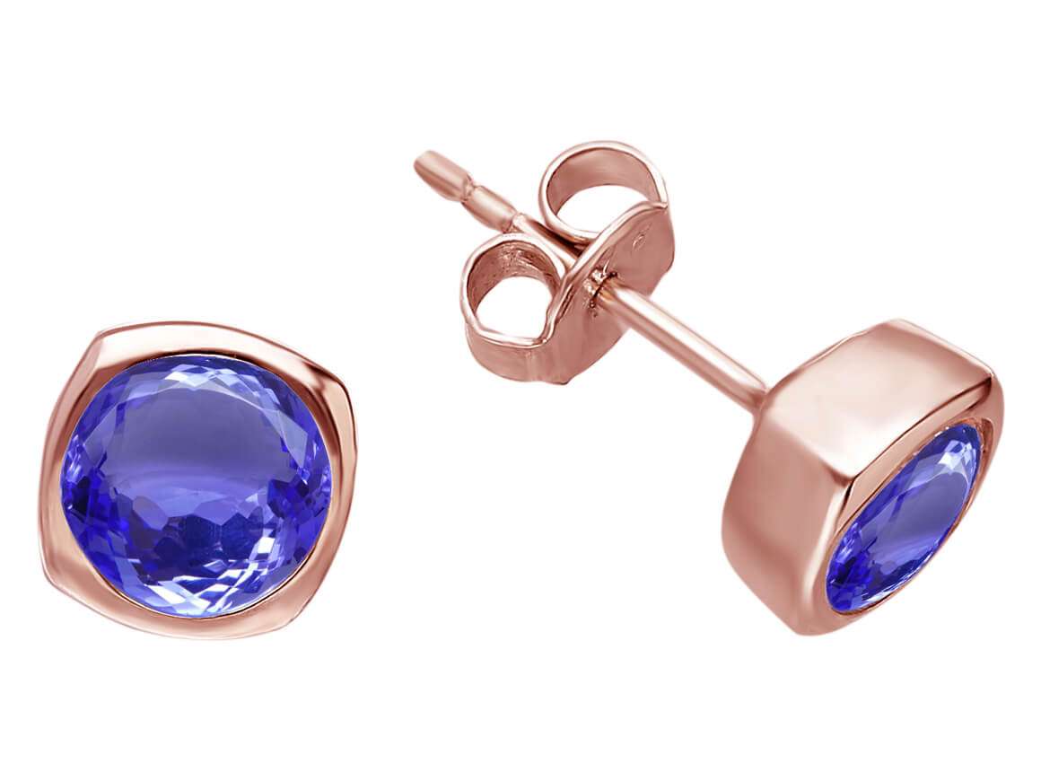 Amethyst-Ohrringe - handgefertigter Diamantschmuck aus Feingold | Sirius Diamant