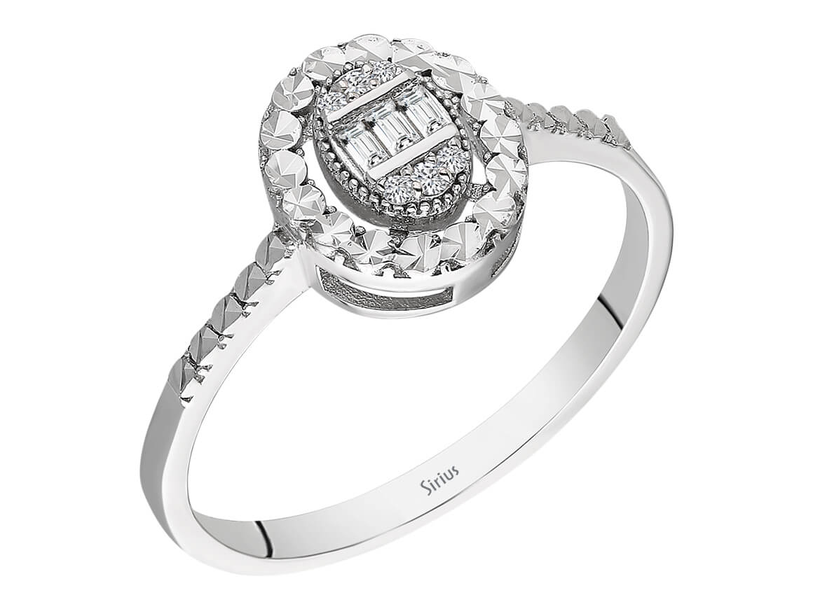 Diamant Anais Belle Baguette Ring - handgefertigter Diamantschmuck aus Feingold | Sirius Diamant